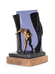 Entrance by Michael Ayrton, Bronze and plexiglas, sold Oct 2025
