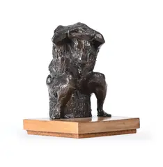 Minotaur in jeopardy by Michael Ayrton, Bronze, sold Oct 2025