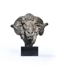 Merino ram head by Hamish Mackie, 2015, Bronze, sold Oct 2025