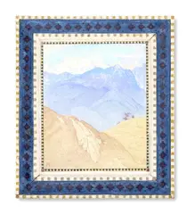 Monte rosa from mottarone, stresa by Maxwell Armfield, Watercolour and pencil, sold Oct 2025