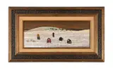 Les petites vieilles d'hiver by Max Savy, Oil on canvas, sold Oct 2025
