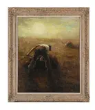 The field worker by Joseph Alfred Terry, Oil on canvas, sold Oct 2025