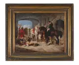 Untitled by Henry Hugh Armstead, Oil on canvas, sold Oct 2025