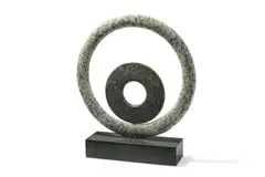 'cycles x' sculpture; 2015 by Philip Hearsey, bronze, sold Oct 2025