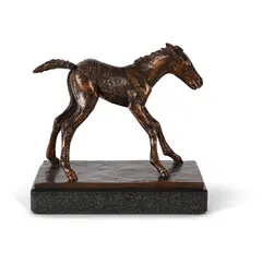 A limited edition equestrian bronze 'gypsy's foal', modern by Sally Arnup Frbs Arca, BRONZE, sold Aug 2025