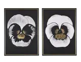 American based design house, pansies, a pair by Natural Curiosities, lithograph, sold Aug 2025