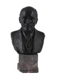 Bronze portrait bust of a man, early 20th century by Ruby Levick, BRONZE, sold Aug 2025