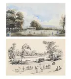 Untitled by Arthur Victor Coverley-Price, Pen, ink and monochrome wash heightened with white, sold Aug 2025