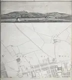 St mary le bone - lord's cricket ground by Richard Horwood, Engraving, sold Aug 2025