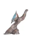 Nuthatch by Andrew Glasby, A bronze model of a wren on a branch, offered Jun 2014