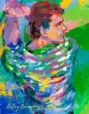 Portrait of Sir Nick Faldo by LeRoy Neiman, oil on canvas, sold Jun 2014