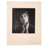 Portrait of Alicemarie Mutrux by Imogen Cunningham, 1965, Gelatin silver print, mounted, sold Mar 2024