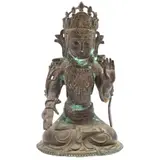 Untitled by Late Ming Style Cast, bronze bodhisattva, offered Mar 2024