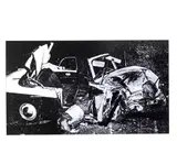 Car Crash by Andy Warhol, 1978, Photograph. Diasec flush-mounted. Produced by Jason Tlush Studio, Los Angeles.24, offered Feb 2024