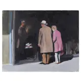 Figures on theStreet by 'Figures on the Street'Serge Hollerbach Serge Hollerbach, Acrylic on boardInitialed l/r10in. x 8in. (25cm. x 20cm), sold Jan 2024