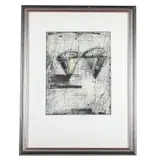 Circle Spin II, 1989.Color by Chad Buck, etching on wove paper, offered Jan 2024