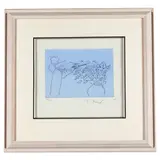 Angel and Flowers, from The Angels Suite, 1989.Color by Peter Max, etching on wove paper, offered Dec 2023