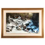 Tricky Descent by Alan Wylie, Oil on masonite, offered Dec 2023