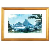 Teton Ridge Ranch by Alan Wylie, 1987, Watercolor on paper, offered Dec 2023