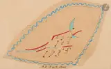 et André BEAUDIN (1904-1974) Composition by Georges Hugnet, 1947, Encre et gouache sur nappe, sold Jul 2026