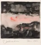 Composition by Pierre Dmitrienko, 1960, Aquarelle sur papier, sold Jul 2026