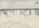 Paysage by Christine Boumeester, 1966, Aquarelle et rehauts de gouache, sold Jul 2026
