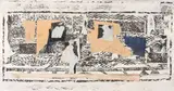 Composition by Jeanne Coppel, 1971, Technique mixte et collage, sold Jul 2026