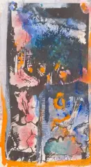 Composition by Jacques Yankel, Gouache, encre et aquarelle, sold Jul 2026