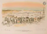 Vue de Jérusalem by André Hambourg, Lithographie en couleurs, sold Jul 2026