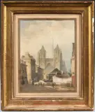 Saint Benigne à Dijon by François Etienne Villeret, Aquarelle, sold Apr 2026