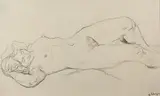Nu allongé by Henri Lebasque, Crayon, sold Nov 2024
