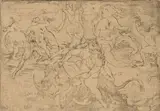 L’enlèvement d’Europe. 1923 by Jules Pascin, Pointe sèche et aquatinte annotée «Epreuve d’artiste» avec le cachet de la signature en ba, sold Nov 2024