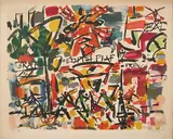 Edith Piaf, French Cancan by Gen Paul, Lithographie en couleurs numérotée, sold Nov 2024