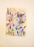 L’accordéoniste by Gen Paul, Lithographie en couleurs annotée «E, sold Nov 2024