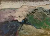 Montagnes by Claude Mancini, Gouache sur papier ou carton (sous réserve de décadrage), sold Nov 2024