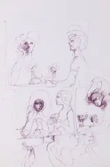 Esquisse n°55 by Léonor Fini, Crayon sur papier, sold Jul 2026