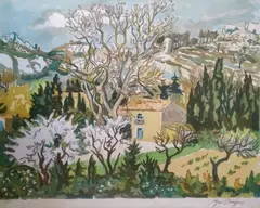 Paysage provençal by Yves Brayer, Lithographie, sold Jun 2026
