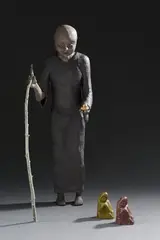 Jizo by Deva Graf, 2008, Bronze à différentes patines Joint deux petits bronze, sold Mar 2026
