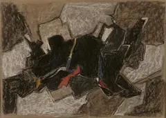 Composition by Francis Bott, Pastel sur papier, sold Jun 2026