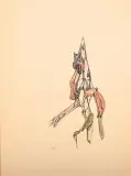 Composition by Camille Bryen, Aquarelle et encre sur papier, sold Jun 2026