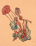 Composition by Camille Bryen, Aquarelle et encre, sold Jun 2026