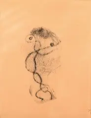 Sans titre (visage) by Henri Michaux, Crayon sur papier, sold Jun 2026