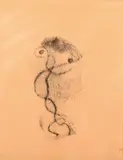 Sans titre (visage) by Henri Michaux, Crayon sur papier, sold Jun 2026
