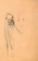 Sans titre (deux figures) by Henri Michaux, Plume, aquarelle et gouache sur papier, sold Jun 2026