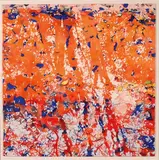 Jardin feu-crépuscule by Jean-Paul Agosti, Aquarelle sur arches, sold Jun 2026