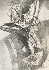 Trois personnages by Stanley William Hayter, Eau-forte et aquatinte, sold Jun 2026