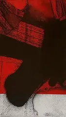 Composition en rouge et noir by Luis Feito, Eau-forte et aquatinte, sold Jun 2026