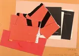 Sans titre by Gerardo Rueda, 1994, Collage papiers couleurs contre-collé sur carton, sold Jun 2026