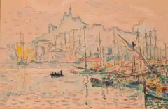 Marseille, le port by Paul Signac, 1931, Aquarelle et gouache sur traits de crayon, sold Apr 2026