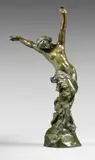 Salomé by Jules Desbois, vers 1912, Épreuve en bronze patiné, sold Apr 2026